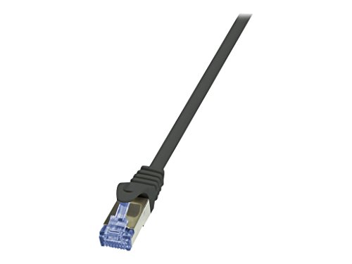 LogiLink CQ4043S 600 MHz, 1,5 m, Cat7 Patchkabel, Schwarz von Logilink