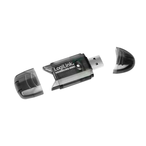 LogiLink CR0007 - Cardreader USB 2.0 Stick für MMC/RS-MMC/SD/SD HC -Speicherkarten von Logilink