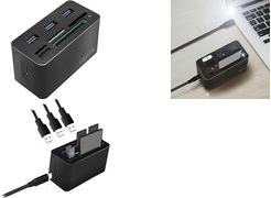 LogiLink CR0046 Notebook-Dockingstation & Portreplikator Verkabelt USB 3.2 Gen 1 (3.1 Gen 1) Type-C Schwarz (CR0046) von Logilink
