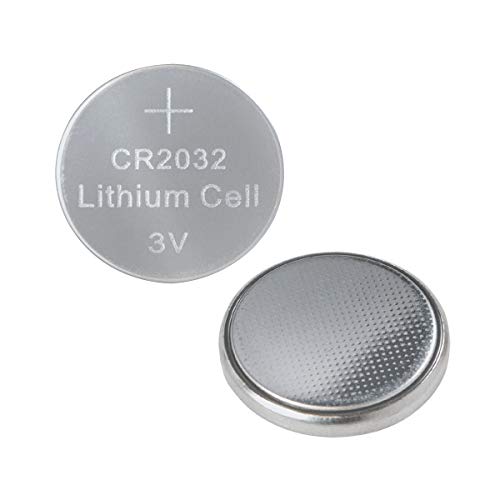 LogiLink CR2032B10 3V Lithium Knopfzelle / Batterie, 10er Pack silber von Logilink