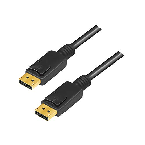 LogiLink CV0139 - DisplayPort 1.4 Anschlusskabel zur Übertragung von Video- und Audiosignalen, bis zu 8K/60Hz und 4K/120Hz Auflösung !, 5m von Logilink