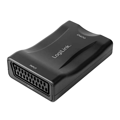 LogiLink CV0160 - Video-Konverter, Scart (Buchse) zu HDMI (Buchse), Full HD bis FHD 1080p, schwarz von Logilink
