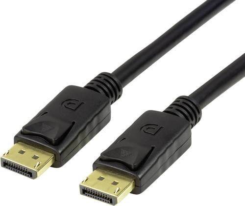 LogiLink DisplayPort Anschlusskabel DisplayPort Stecker, DisplayPort Stecker 2.00m Schwarz CV0120 Di von Logilink