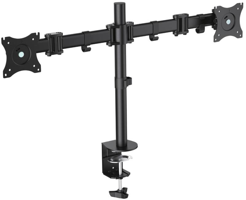 LogiLink Doppel-Monitorarm Dual, Armlänge: 428 mm, schwarz von Logilink