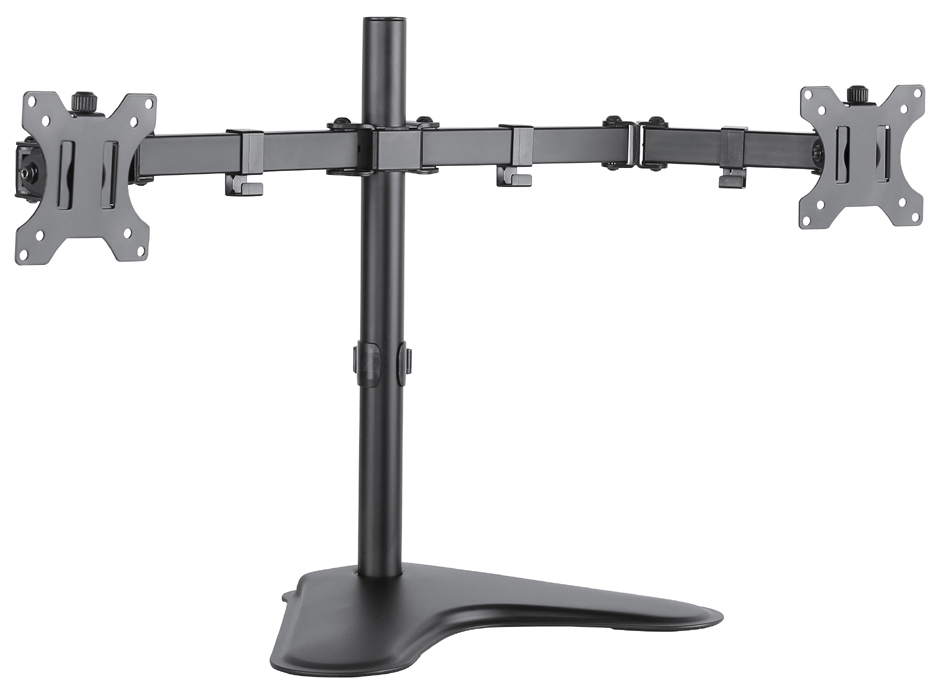 LogiLink Doppel-Monitorarm mit Standfuß, Armlänge: 460 mm von Logilink