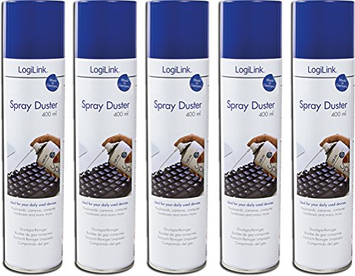 LogiLink Druckluftspray 400ml (5, 400 ml) von Logilink