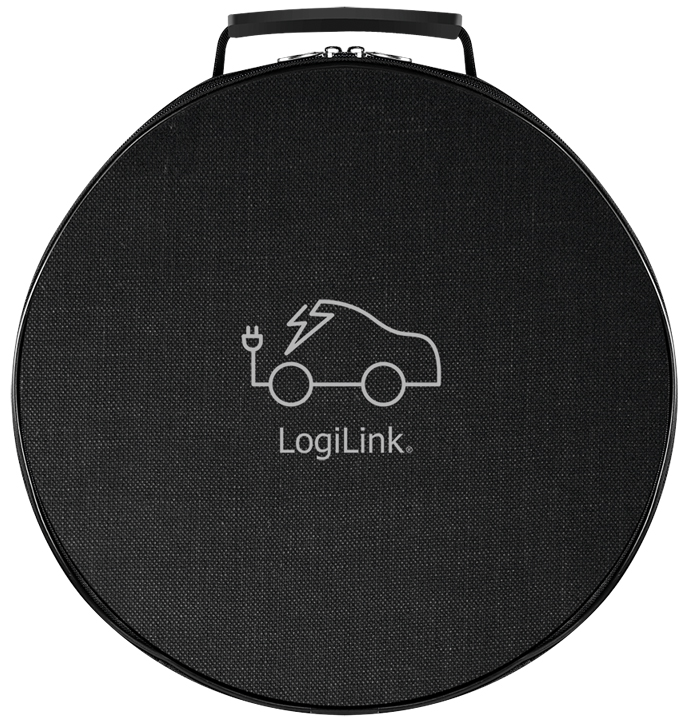 LogiLink E-Auto-Spiralladekabel Typ 2, 3-phasig, 11 kW, 5 m von Logilink
