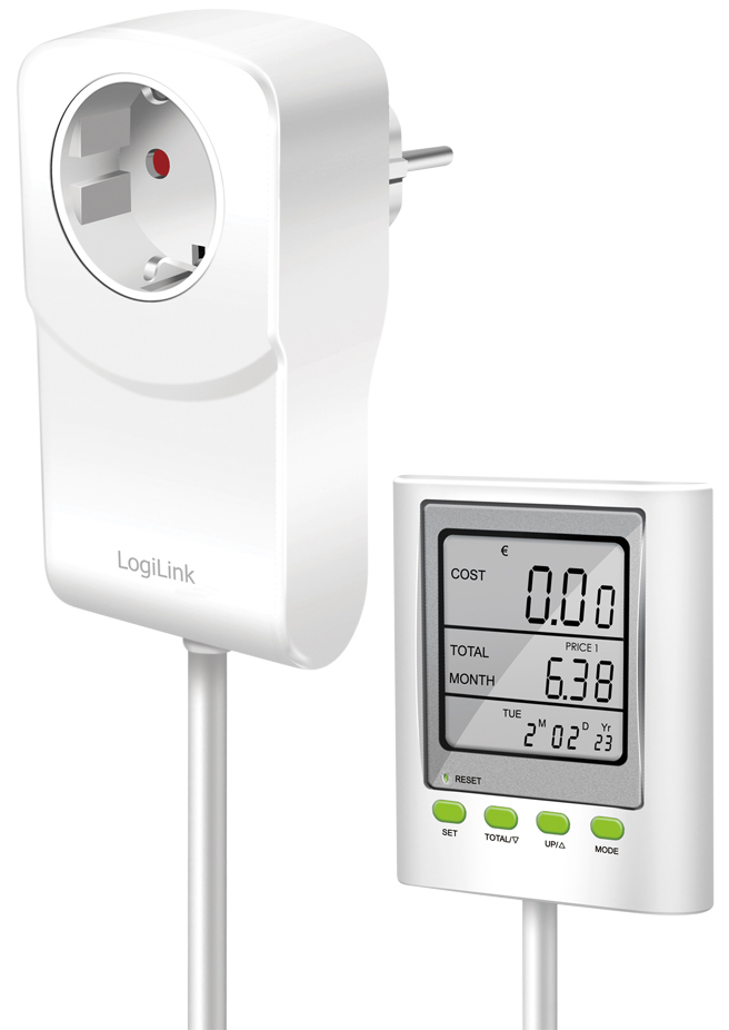 LogiLink Energiekosten-Messgerät mit CO2-Emissionsberechnung LogiLink Energiekosten-Messgerät mit CO2-Emissionsberechnung von Logilink