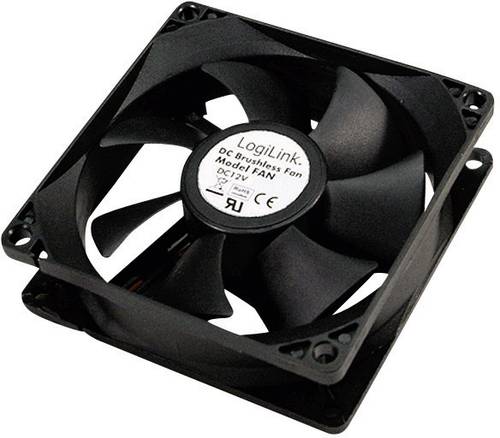 LogiLink FAN103 PC-Gehäuse-Lüfter Schwarz (B x H x T) 120 x 120 x 25mm von Logilink