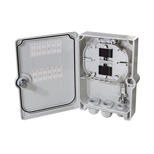 LogiLink FB124E - FTTH/FTTB-Anschlussleergehäuse, für max. 24 Fasern, 6X LC/QD o. SC/DX, Grau LogiLink FB124E - FTTH/FTTB-Anschlussleergehäuse, für max. 24 Fasern, 6X LC/QD o. SC/DX, Grau von Logilink