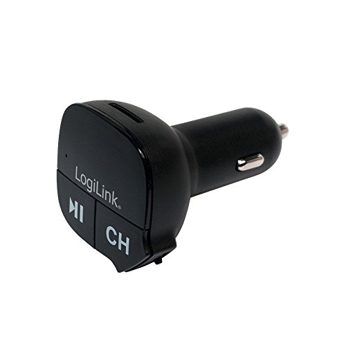 LogiLink FM0004 KFZ FM Transmitter mit MP3 Player + microSD Slot + USB Anschluss von Logilink