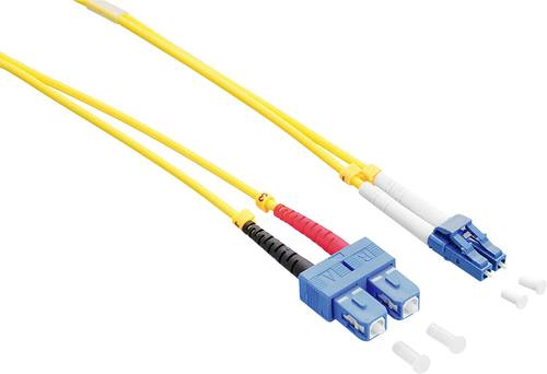 LogiLink FP0LS01 Glasfaser LWL Anschlusskabel 9/125 µ Singlemode OS2 1.00m von Logilink