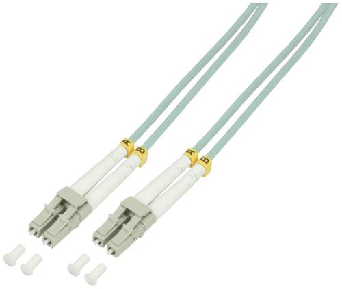 LogiLink FP3LC01 Glasfaser LWL Anschlusskabel [1x LC-Stecker - 1x LC-Stecker] 50/125 µ Multimode OM von Logilink