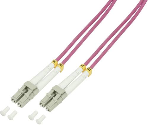 LogiLink FP4LC02 Glasfaser LWL Anschlusskabel 50/125 µ Multimode OM4 2.00m von Logilink