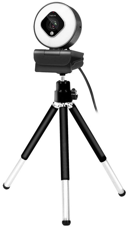 LogiLink Full-HD-USB-Webcam mit Dual-Mikrofon, schwarz LogiLink Full-HD-USB-Webcam mit Dual-Mikrofon, schwarz von Logilink
