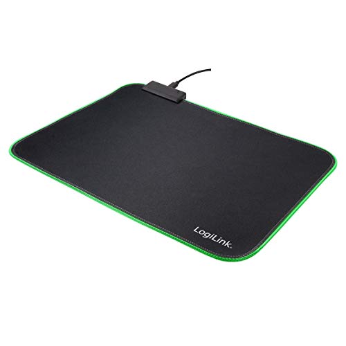 LogiLink Gaming Mauspad mit LED RGB-Beleuchtung und Rutschfester Unterseite LogiLink Gaming Mauspad mit LED RGB-Beleuchtung und Rutschfester Unterseite von Logilink