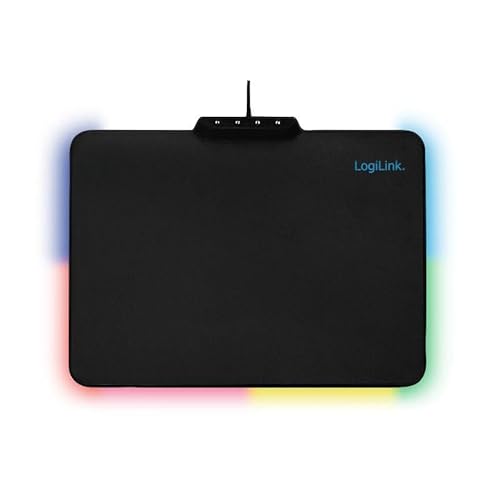 LogiLink Gaming Mauspad mit RGB-LED Beleuchtung von Logilink