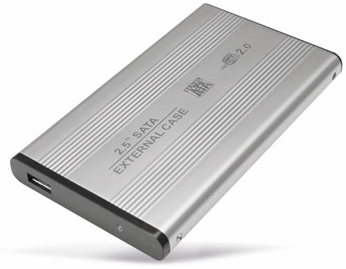 LogiLink Gehäuse 6,4 cm (2,5 Zoll) S-ATA HDD USB 2.0 Alu von Logilink
