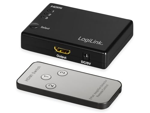 LogiLink HD0042 - HDMI-Switch, 3x1-Port, 1080p/60 Hz von Logilink