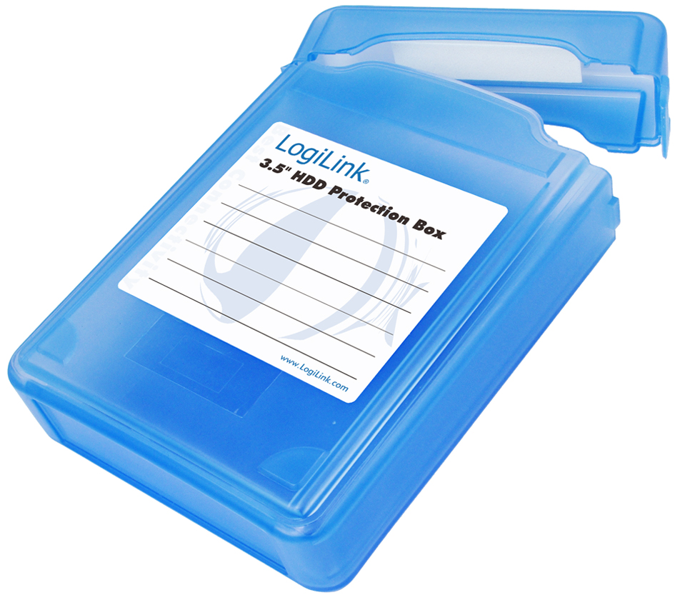 LogiLink HDD-Box für 3,5,  Festplatten, blau von Logilink