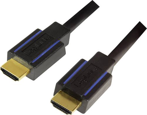 LogiLink HDMI Anschlusskabel HDMI-A Stecker, HDMI-A Stecker 1.80m Schwarz CHB004 HDMI-Kabel von Logilink