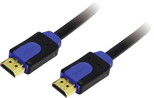 LogiLink HDMI Anschlusskabel HDMI-A Stecker, HDMI-A Stecker 15.00m Schwarz CHB1115 HDMI-Kabel von Logilink