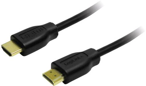 LogiLink HDMI Anschlusskabel HDMI-A Stecker, HDMI-A Stecker 7.50m Schwarz CH0045 HDMI-Kabel von Logilink