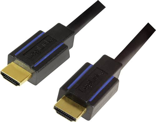 LogiLink HDMI Anschlusskabel HDMI-A Stecker, HDMI-A Stecker 7.50m Schwarz CHB007 HDMI-Kabel von Logilink