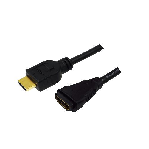 Logilink HDMI-Kabel Ethernet A -> A St/Bu 1.00m sw Verl. Logilink HDMI-Kabel Ethernet A -> A St/Bu 1.00m sw Verl. von Logilink