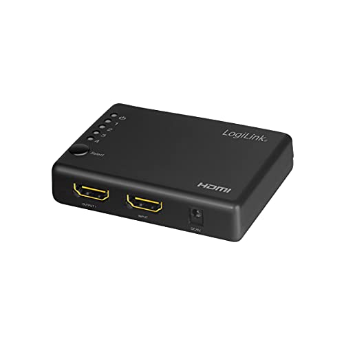 LogiLink HDMI-Splitter, 1x4-Port, 4K/30 Hz, schlank von Logilink