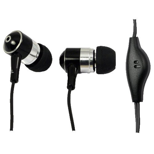 LogiLink HS0018 Stereo in-Ear Earphone mit 2 Ear Buds, mit Mikrofon, schwarz von Logilink