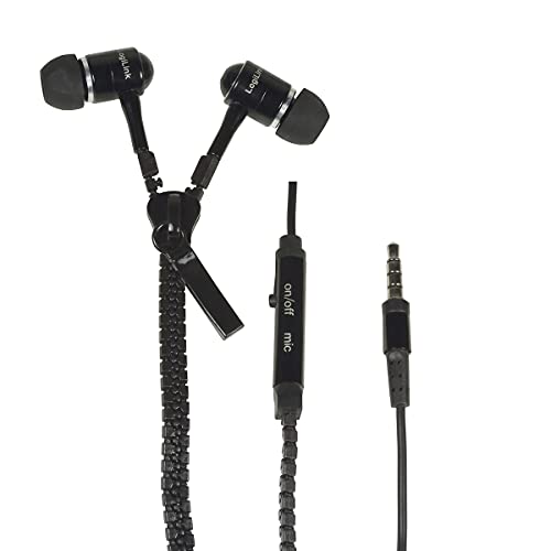 LogiLink HS0021 Zipper In-Ear Kopfhörer mit Mikrofon schwarz LogiLink HS0021 Zipper In-Ear Kopfhörer mit Mikrofon schwarz von Logilink