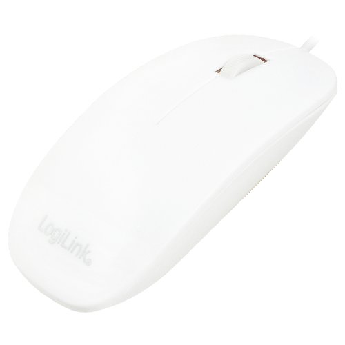 LogiLink ID-0062 optische Maus im flachen Design (1000dpi)weiß von Logilink