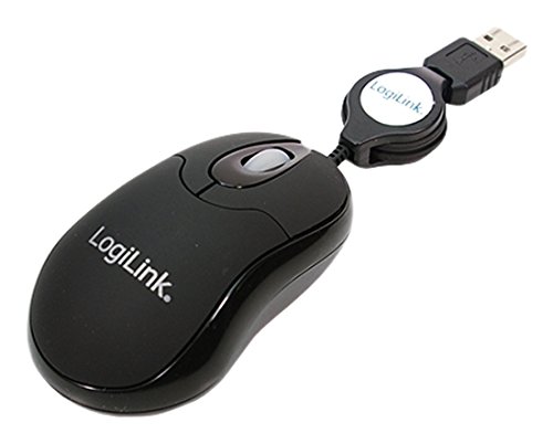 LogiLink ID0016 Maus optisch USB Mini mit Kabeleinzug LogiLink ID0016 Maus optisch USB Mini mit Kabeleinzug von Logilink