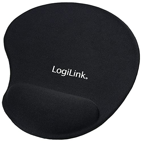 LogiLink ID0027 - Mauspad mit Silikon Gel Handauflage, schwarz von Logilink
