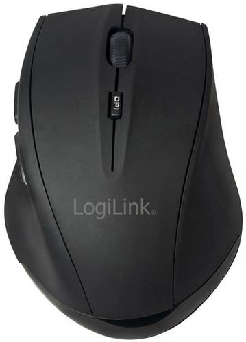 LogiLink ID0032A Maus Bluetooth® Laser Schwarz 5 Tasten 1600 dpi Integriertes Scrollrad von Logilink