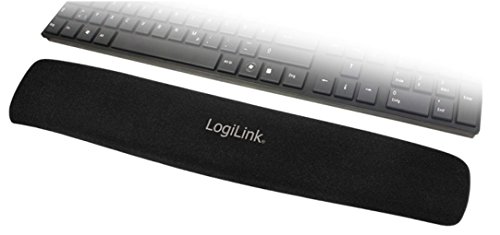 LogiLink ID0044 - Tastatur Gel Handballenauflage, schwarz, 40 x 6.5 x 2 cm von Logilink