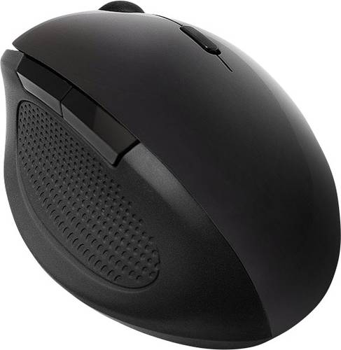 LogiLink ID0139 Ergonomische Maus Funk Optisch Schwarz 6 Tasten 1600 dpi Ergonomisch von Logilink