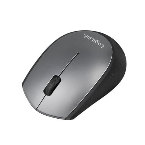 LogiLink ID0160 Kabellose USB-C Funk Maus, 2.4 GHz mit Autolink Technologie schwarz von Logilink