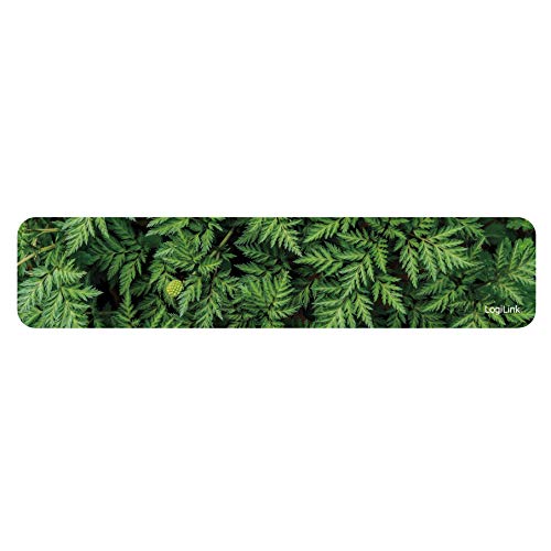 LogiLink ID0170 "Wald" Gaming Tastaturpad mit breit Handgelenkauflage Grün, 420 x 90 x 7mm von Logilink