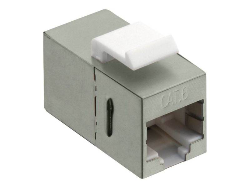 Logilink Keystone Kupplung 2X RJ45 STP 14,5mm, Cat.6, Metall von Logilink