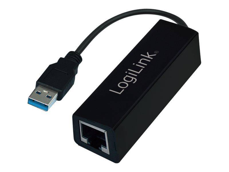 Logilink LAN-Adapter USB 3.0 USB-A Gigabit Ethernet Logilink LAN-Adapter USB 3.0 USB-A Gigabit Ethernet von Logilink