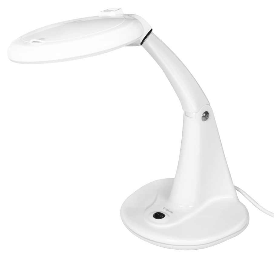 LogiLink LED-Lupenleuchte, mit 2 Linsen, weiß LogiLink LED-Lupenleuchte, mit 2 Linsen, weiß von Logilink