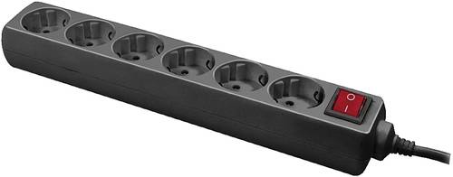LogiLink LPS202B Steckdosenleiste mit Schalter Schwarz Schutzkontakt 1St. LogiLink LPS202B Steckdosenleiste mit Schalter Schwarz Schutzkontakt 1St. von Logilink
