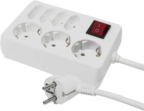 LogiLink LPS210 Steckdosenleiste mit Schalter Weiß Schutzkontakt 1St. LogiLink LPS210 Steckdosenleiste mit Schalter Weiß Schutzkontakt 1St. von Logilink