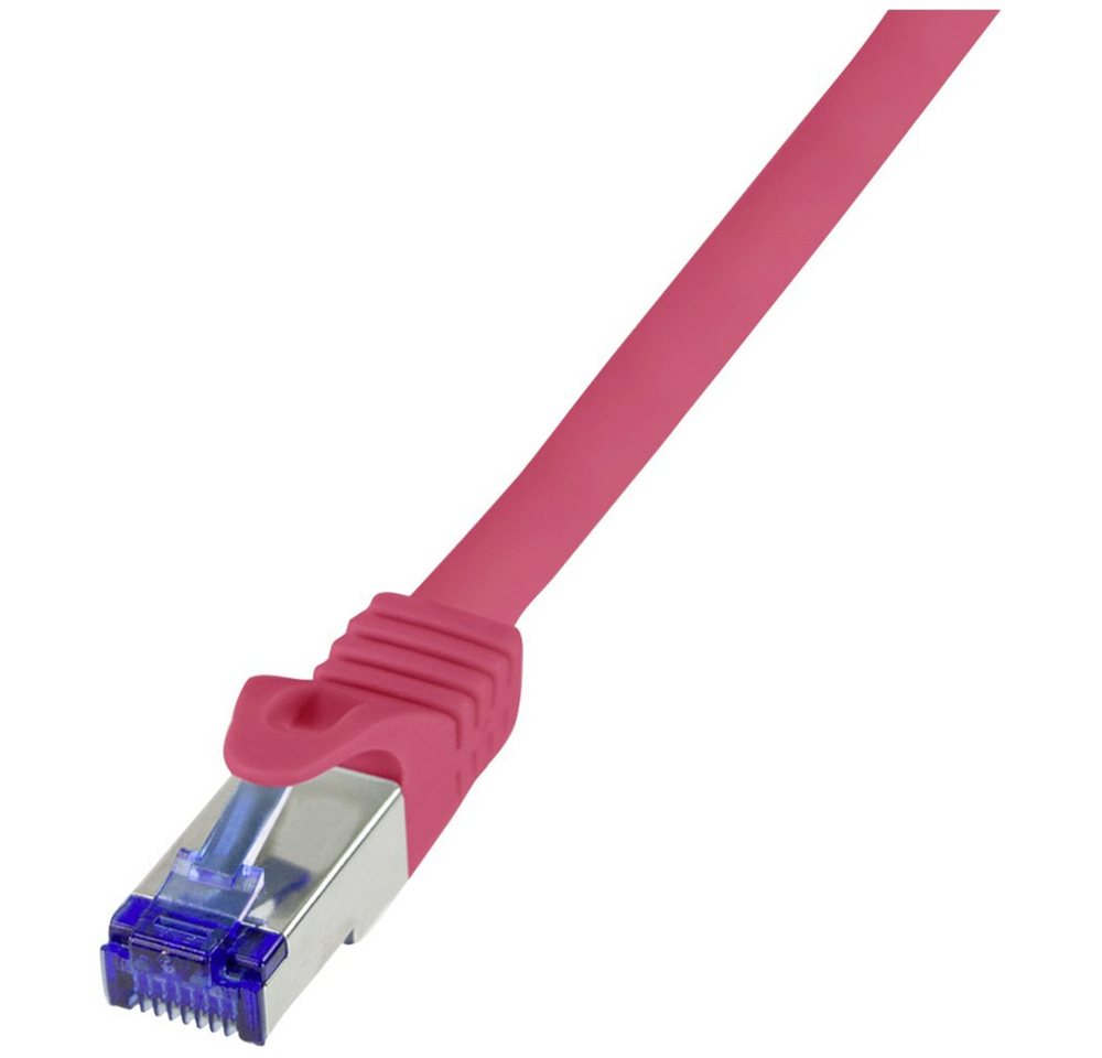 LogiLink LogiLink C6A074S RJ45 CAT 6a S/FTP 5.00 m Rot 1 St. Netzkabel, (500.00 cm) von Logilink