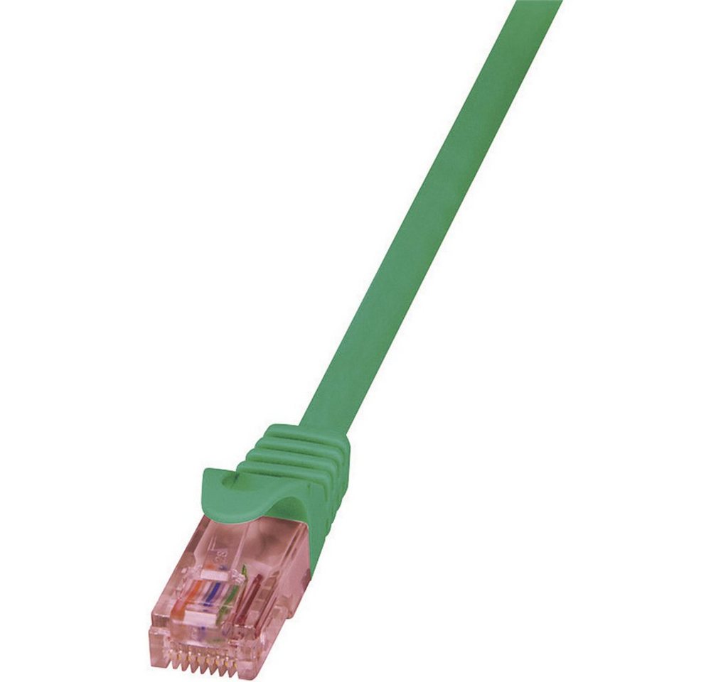 LogiLink LogiLink CQ2055U RJ45 Netzwerkkabel, Patchkabel CAT 6 U/UTP 2.00 m Grü Netzkabel, (200.00 cm) von Logilink