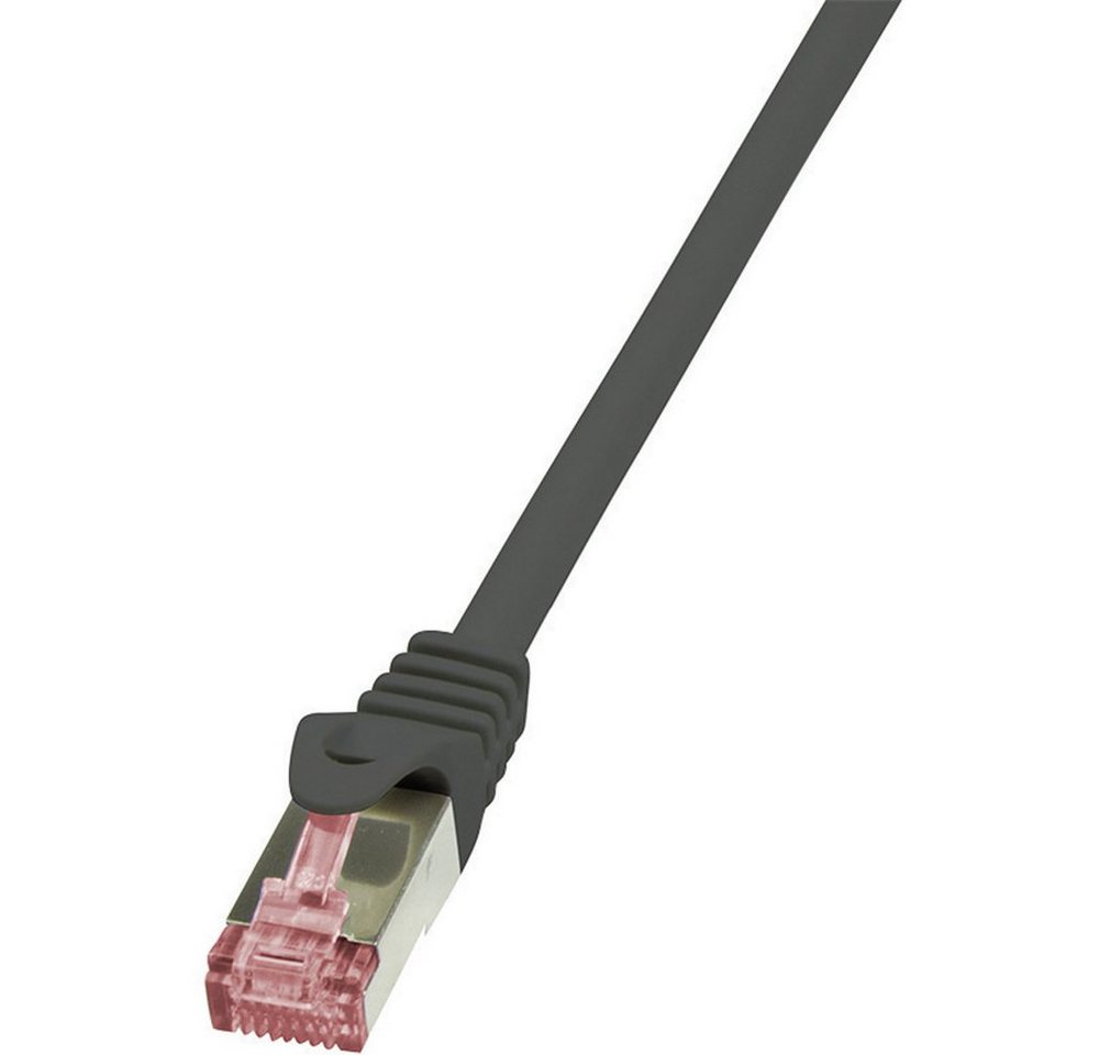 LogiLink LogiLink CQ2063S RJ45 Netzwerkkabel, Patchkabel CAT 6 S/FTP 3.00 m Sch Netzkabel, (300.00 cm) von Logilink