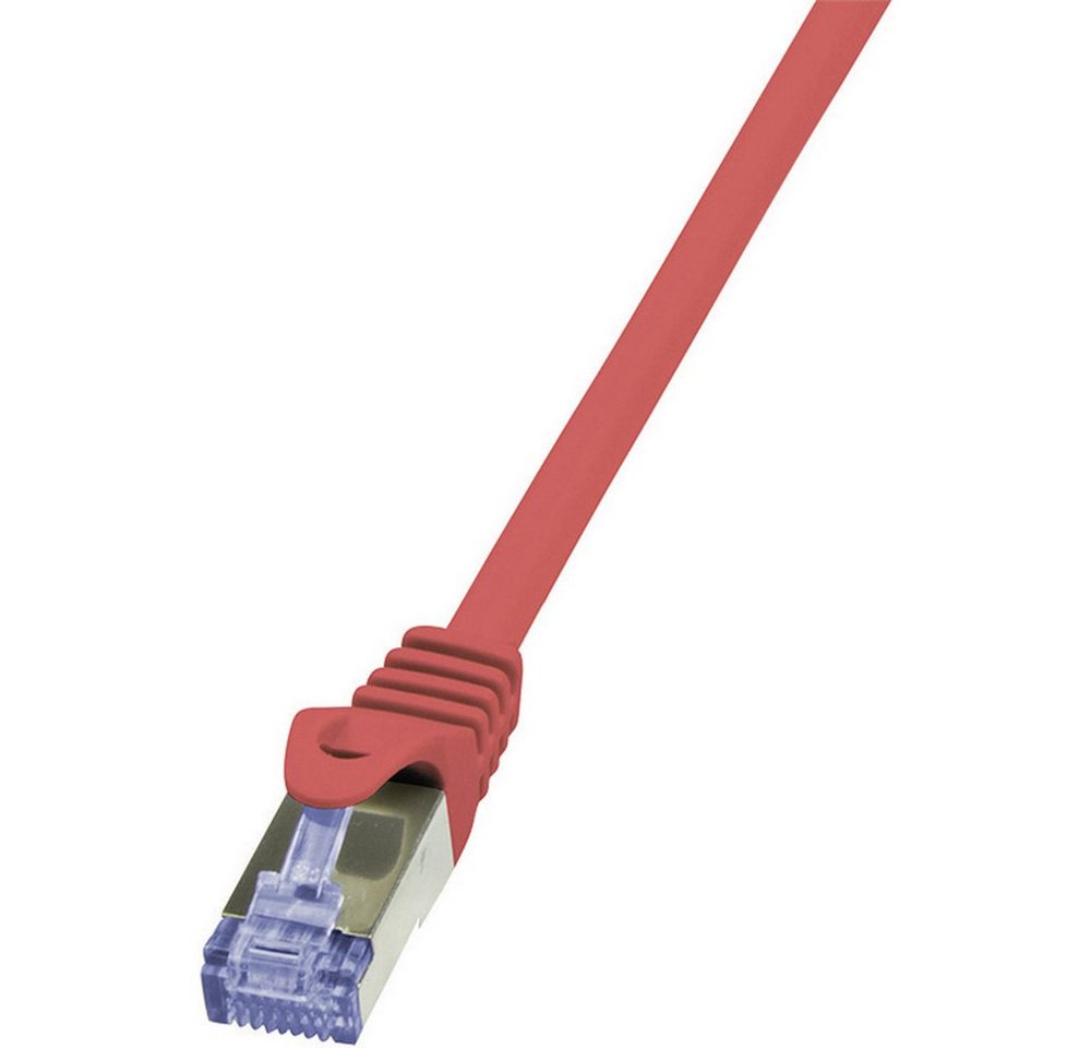 LogiLink LogiLink CQ3044S RJ45 Netzwerkkabel, Patchkabel CAT 6a S/FTP 1.50 m Ro Netzkabel, (150.00 cm) von Logilink