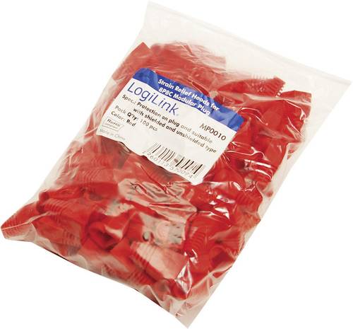 LogiLink MP0010 Knickschutztülle RJ45 MP0010 Rot 100St. LogiLink MP0010 Knickschutztülle RJ45 MP0010 Rot 100St. von Logilink